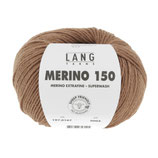 Restenknäuel Merino 150, warmes braun 0167