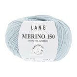 Merino 150, eisblau 0074