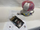 Geschenkset Schalkragen Strickset Tasse, Wolle mit Anleitung