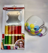 Geschenkset Fadenset und Tasse Wolle