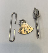 DER Retro Verschluss magnetisch silber