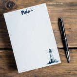 NB0830 Notizblock, DIN A5, Leuchtturm blau, MOIN