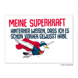PK0750 Postkarte Meine Superkraft