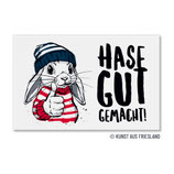 FM0744 Magnet - Hase gut gemacht!
