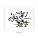 "Kuh" DIN A4 - Kunstdruck