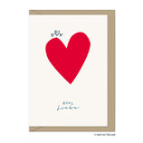 KK0015 Klappkarte Alles Liebe