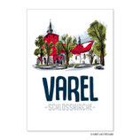 PK0843 Postkarte Varel (Schlosskirche)
