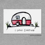 FM0317 Magnet - I love Camping