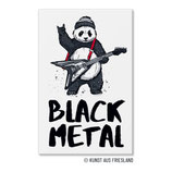FM0785 Magnet - Black Metal Panda