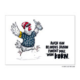 PK0791 Postkarte Blindes Huhn