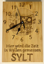 SYLTUHR BAMBUS RECHTECKIG**Art.3003
