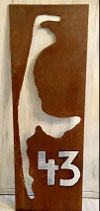 *SYLTSCHILD mit HAUSNUMMER. Art.0018
