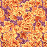 KF1101 - Kaffe Fassett - Kaffe: From the Archives - PWGP002 - Floral With Dots - Plum
