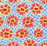 KF1089 - Kaffe Fassett - Brandon Mably for the Kaffe Fassett Collective - Flower Net - PWBM081 - BLUE