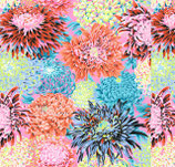 KF1097 - Kaffe Fassett - Philip Jacobs for the Kaffe Fassett Collective Classics Collection - PWPJ041 - Japanese Chrysanthemum - Contrast