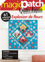 Quilt japan n°41- Explosion de fleurs - les éditions de saxe.