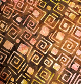 Bat_1068 - Anthology Fabrics - Brown/Orange