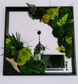Miroir végétal carré 65cm*65cm