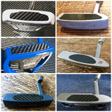 Smooth Gloss Twill Carbon Fiber Replacement Insert For Most TaylorMade Putters