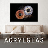 Dein Auge Acrylglas (2 X IRIS)