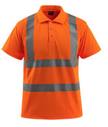 Warnschutz-Polo-Shirt Bowen orange, Hi-Vis Gruppe C, Klasse 2