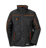 3535 Planam Winterjacke Piper schwarz / orange