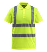 Warnschutz-Polo-Shirt Bowen gelb, Hi-Vis Gruppe C, Klasse 2