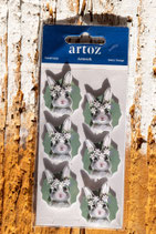 Sticker Blumenhase