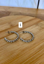 Ohrringe 'Silver Steel'