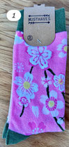 Gute-Laune-Socken 'Bloom'