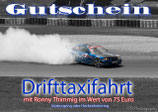 Gutschein Drifttaxifahrt