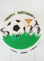 Fußballtorte Aufleger