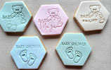 Babyfüße Kekse für Baby shower