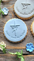 Keks Kreuz mit Taube