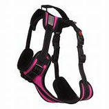 RukkaPets SOLID HARNESS - Hundegeschirr pink/schwarz