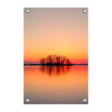 Tuin poster Sunset