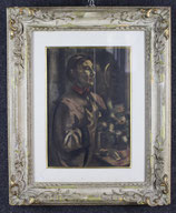 HENRI LE FAUCONNIER,''RITRATTO DI GIOVANE'',XIX SEC.