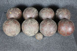 SET BOCCE ANTICHE 6 + BOCCINO.