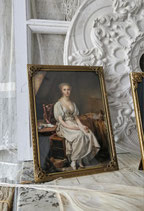 Brocante: Alter Messing Bilderrahmen Dänemark