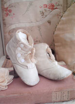 Süße antike viktorianische Baby Knopfschuhe