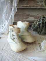 Süße kleine antike viktorianische Baby Knopfschuhe