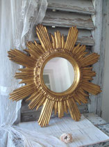 Vintage alter Sunburst Sonnenspiegel