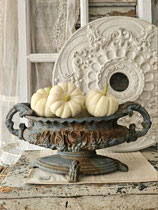 Shabby: Französische Jardiniere Eisen mit Patina