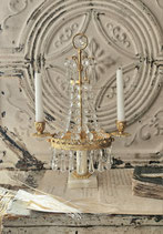 Shabby: Wunderschöner schwedischer Tischleuchter