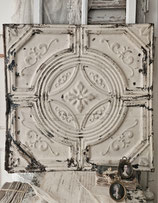 RAR: Großes antikes Decken Panel aus Blech um 1900