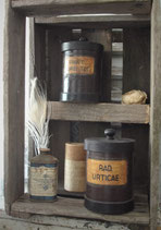Antike Apothekendose Aufbewahrung  1900