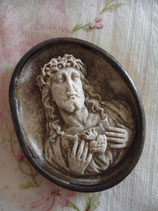 Antikes Medaillon Jesus aus Frankreich
