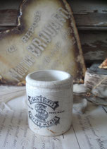 Shabby: Altes Keramik Töpfchen aus England 1900