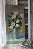 Shabby: Dekoratives Rosenbild Gemälde Frankreich