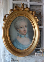 RAR: Wunderschönes Pastell Damen Porträt 18. Jahrhundert
